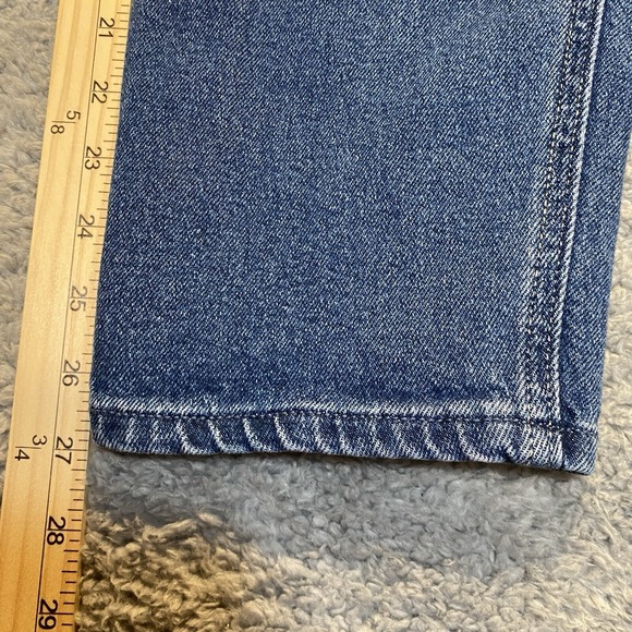 Hollister Ultra High Rise Mom Jeans Size 9R Patchwork Vintage Stretch - Picture 7 of 11